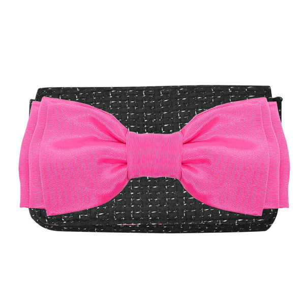 The Luxe Cocktail Clutch with Interchangeable Bows & Flowers